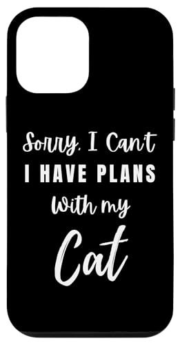 Ich habe Pläne mit meiner Katze Hülle für iPhone 12 mini Ich habe Pläne mit meiner Katze Hülle für iPhone 12 mini von OBUYZ