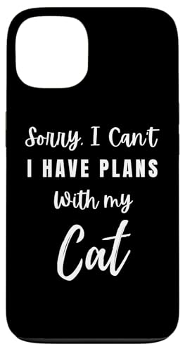 Ich habe Pläne mit meiner Katze Hülle für iPhone 13 Ich habe Pläne mit meiner Katze Hülle für iPhone 13 von OBUYZ