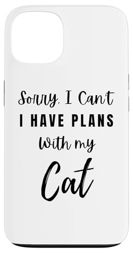 Ich habe Pläne mit meiner Katze Hülle für iPhone 13 Ich habe Pläne mit meiner Katze Hülle für iPhone 13 von OBUYZ