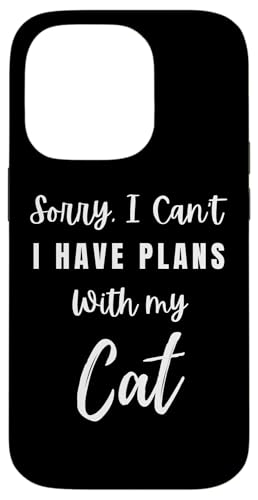 Ich habe Pläne mit meiner Katze Hülle für iPhone 14 Pro Ich habe Pläne mit meiner Katze Hülle für iPhone 14 Pro von OBUYZ