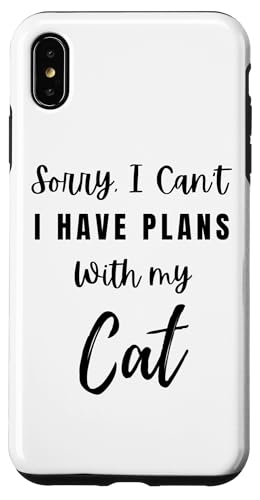 Ich habe Pläne mit meiner Katze Hülle für iPhone XS Max Ich habe Pläne mit meiner Katze Hülle für iPhone XS Max von OBUYZ