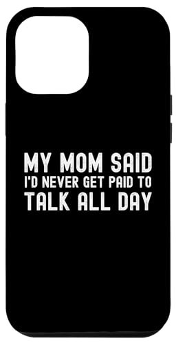 Lustiger SLP Sprachpathologe My Mom Said Hülle für iPhone 12 Pro Max Lustiger SLP Sprachpathologe My Mom Said Hülle für iPhone 12 Pro Max von OBUYZ