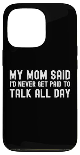 Lustiger SLP Sprachpathologe My Mom Said Hülle für iPhone 13 Pro Lustiger SLP Sprachpathologe My Mom Said Hülle für iPhone 13 Pro von OBUYZ