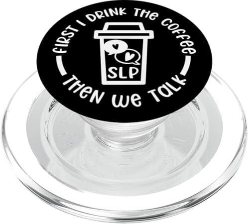 Lustiger Sprachpathologe Ich trinke den Kaffee, dann reden wir PopSockets PopGrip für MagSafe Lustiger Sprachpathologe Ich trinke den Kaffee, dann reden wir PopSockets PopGrip für MagSafe von OBUYZ