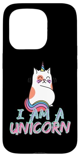 Lustiges Katzen-Einhorn Hülle für iPhone 15 Pro Lustiges Katzen-Einhorn Hülle für iPhone 15 Pro von OBUYZ