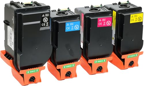 OBV 4X kompatibler Toner als Ersatz für Konica Minolta TNP-81 / TNP81 AAJW151 AAJW451 AAJW351 AAJW251 AAJW151 AAJW451 AAJW351 AAJW251 für Konica Minolta Bizhub C3300 i/Bizhub C4000 i von OBV