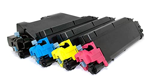 OBV 4X kompatibler Toner als Ersatz für Kyocera TK-5150 K/C/M/Y für Ecosys P6035 P6035cdn M6535cidn M6035cidn schwarz, Cyan, Magenta, gelb von OBV