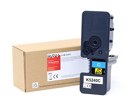 OBV kompatibler Ecosys M5526 P5026 Serie Toner als Ersatz für Kyocera TK-5240C für ECOSYS M5526cdn M5526cdw P5026cdn P5026cdw - 3000 Seiten Cyan von OBV