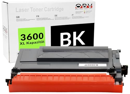 OBV TN 3600 XL Toner als Ersatz für Brother TN-3600 TN3600XL für Brother MFC-L5710DW MFC-L5710DN MFC-L6710DW MFC-L6910DN HL-L5210DN DCP-L5510DW von OBV