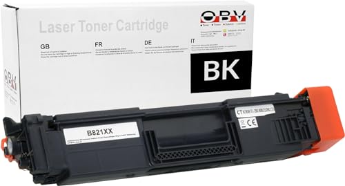 OBV kompatibler Toner als Ersatz für Brother 821XXL TN-821XXLBK für Brother HL- L9430 L9470 L9630 L9635 L9670 - schwarz von OBV