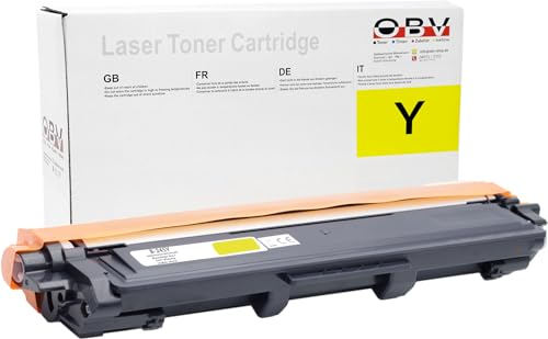 OBV kompatibler Toner als Ersatz für Brother TN-245Y / TN-241Y für Brother MFC-9332CDW DCP-9022CDW HL-3142CW MFC-9142CDN HL-3152CDW MFC-9140CDN DCP-9017CDW HL-3140CW gelb (Yellow) 2200 Seiten von OBV
