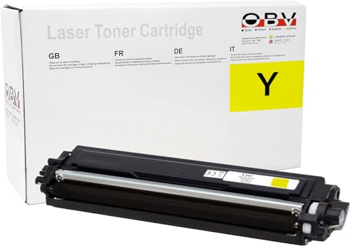 OBV kompatibler Toner als Ersatz für Brother TN-246Y / TN-242Y gelb für MFC-9142CDN MFC-9332CDW MFC-9342CDW HL-3142CW HL-3152CDW HL-3172CDW DCP-9022CDW 2200 Seiten von OBV