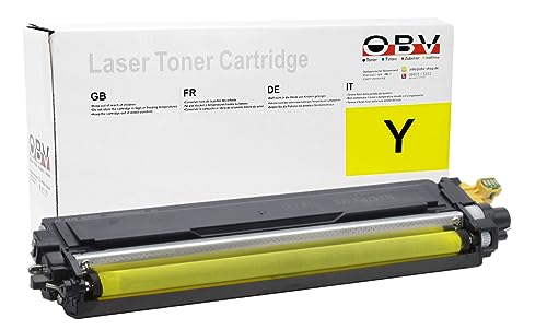 OBV kompatibler Toner als Ersatz für Brother TN-247Y TN-243Y für Brother DCP L3510CDW L3550CDW HL-L3210CW L3230CDW L3270CDW L3280CDW MFC L3710CW L3730CDN L3740CDN L3750CDW L3770CDW gelb von OBV