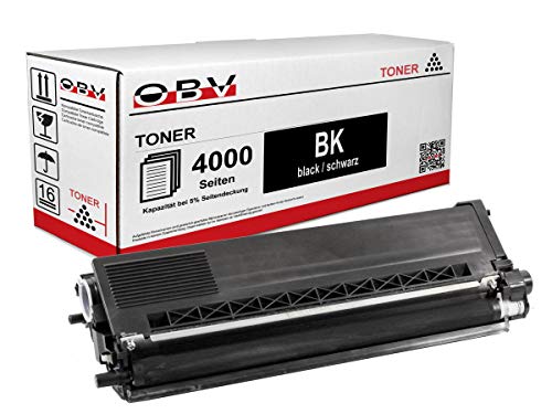 OBV kompatibler Toner als Ersatz für Brother TN-326BK / TN326BK für Brother MFC-L8600 CDW / MFC-L8650CDW / MFC-L8850CDW / DCP-L8400CDN / DCP-L8450CDW schwarz 4000 Seiten von OBV