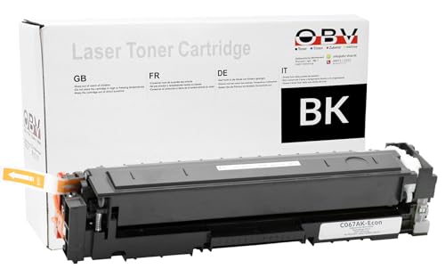 OBV kompatibler Toner als Ersatz für Canon Cartridge 067 5102C002 für Canon LBP-631Cw LBP-633Cdw MF651Cw MF655Cdw MF655Cx MF657Cdw mit Chip ohne Füllstandsanzeige - schwarz von OBV