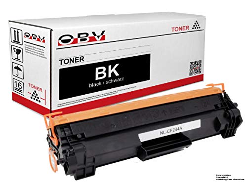 OBV kompatibler Toner als Ersatz für HP CF244A 44A für HP Laserjet Pro M15a M15w M16 M17a M17w MFP M28a MFP M28w MFP 29 MFP M30a MFP M30w schwarz von OBV