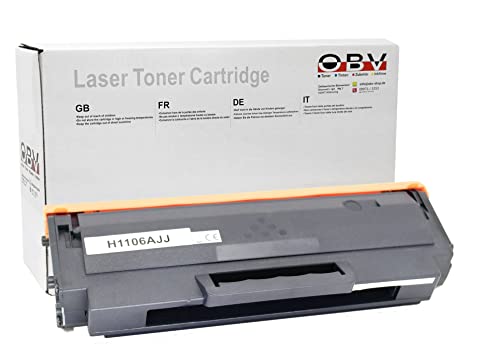 OBV kompatibler Toner als Ersatz für HP W1106A 106A für HP Laser 107 / MFP 135 137 138 - schwarz 5000 Seiten von OBV