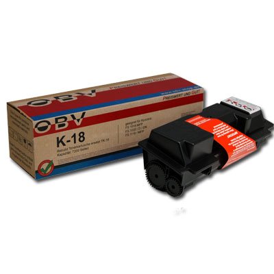 OBV kompatibler Toner als Ersatz für Kyocera TK-18 / TK18 / TK100 / TK-100 für FS1018 / FS1020 / FS1118 / FS 1018 1020 1118 MFP/KM 1500 / Kapazität 7200 Seiten von OBV