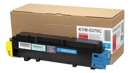 OBV kompatibler Toner als Ersatz für Kyocera TK-5370 TK 5370 für ECOSYS MA3500 MA3500cifx MA3500cix PA3500 PA3500cx TK5370 (Cyan) von OBV