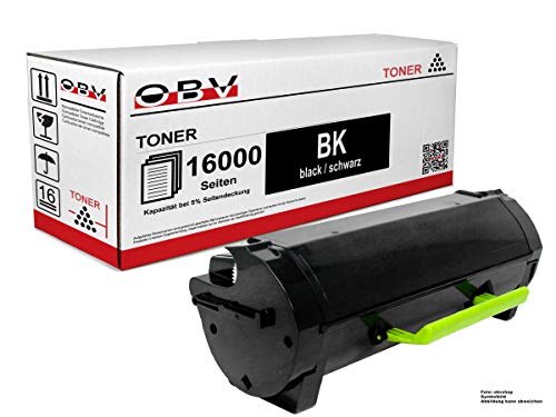 OBV kompatibler Toner als Ersatz für Lexmark 24B6035 für Lexmark M1145 XM1145-16000 Seiten schwarz von OBV