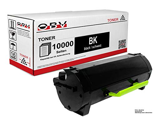 OBV kompatibler Toner als Ersatz für Lexmark 24B6213 für Lexmark M1140 M1140 Plus M1140+ / Lexmark XM1140-10000 Seiten schwarz von OBV