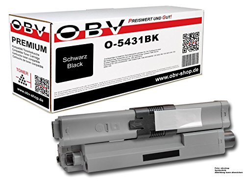 OBV kompatibler Toner als Ersatz für Oki 44973512 für Oki ES3452 ES3452DN ES3452 ES5431 ES5462 ES5462DN ES5462DNw ES5462 schwarz 7000 Seiten von OBV