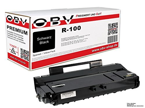 OBV kompatibler Toner als Ersatz für Ricoh 407166 für SP100 / SP 100e / SP 100Sf / SP 112 u.a. 1200 Seiten von OBV