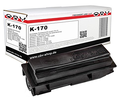 OBV kompatibler Toner ersetzt Kyocera TK-170 , 7200 Seiten schwarz FS-1320D FS-1370DN von OBV