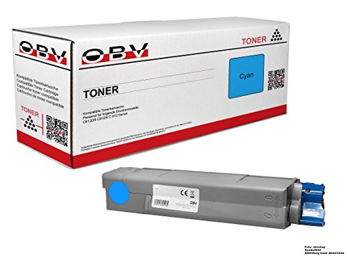 OBV kompatibler Toner ersetzt Oki 46507507 für Oki C612DN C612N C 612 Series Cyan von OBV