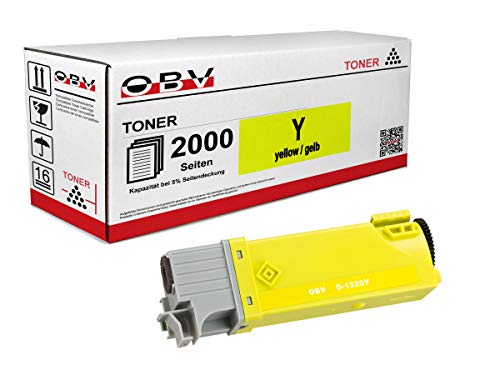 OBV kompatibler Toner für Dell 1320 / 1320c / 1320CN / 2130CN / 2135CN gelb von OBV