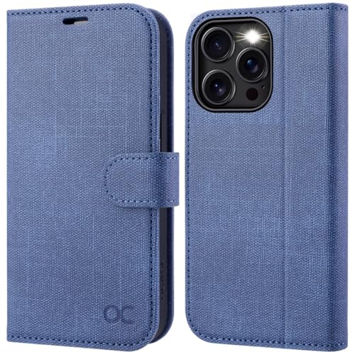 OCASE iPhone 16 Pro Hülle Handyhülle Premium PU Leder, Kartenfach Standfunktion, RFID Blhutzhülle Klapphülle Handytasche Lederhülle Kompatibel für iPhone 16 Pro 6,3 Zoll Denim Blaue OCASE iPhone 16 Pro Hülle Handyhülle Premium PU Leder, Kartenfach Standfunktion, RFID Blhutzhülle Klapphülle Handytasche Lederhülle Kompatibel für iPhone 16 Pro 6,3 Zoll Denim Blaue von OCASE