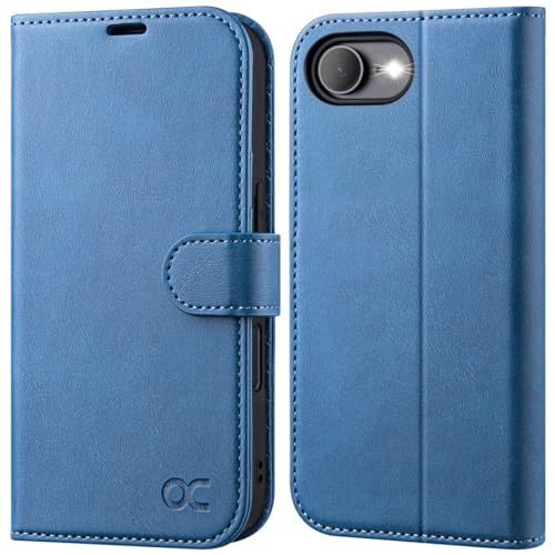 OCASE iPhone 16e Hülle Handyhülle Premium PU Leder, Kartenfach Standfunktion, RFID Schutzhülle, Klapphülle Handytasche Lederhülle Kompatibel für iPhone 16e Hellblau OCASE iPhone 16e Hülle Handyhülle Premium PU Leder, Kartenfach Standfunktion, RFID Schutzhülle, Klapphülle Handytasche Lederhülle Kompatibel für iPhone 16e Hellblau von OCASE