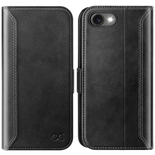 OCASE iPhone 16e Hülle Handyhülle Premium PU Leder, Kartenfach Standfunktion, RFID Schutzhülle, Klapphülle Handytasche Lederhülle Kompatibel für iPhone 16e Retro Graphit OCASE iPhone 16e Hülle Handyhülle Premium PU Leder, Kartenfach Standfunktion, RFID Schutzhülle, Klapphülle Handytasche Lederhülle Kompatibel für iPhone 16e Retro Graphit von OCASE