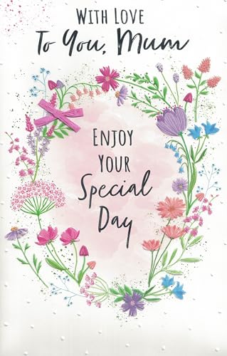 Mutterkarte Geburtstag mit Blumenmotiv, Großformat 30 x 20 cm, 8-seitiger Einleger Mutterkarte Geburtstag mit Blumenmotiv, Großformat 30 x 20 cm, 8-seitiger Einleger von OCCASIONS EXPRESS