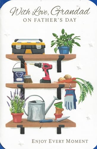 Vatertagskarte für Großvater, Garten und DIY-Thema, mit Liebesbotschaft von OCCASIONS EXPRESS