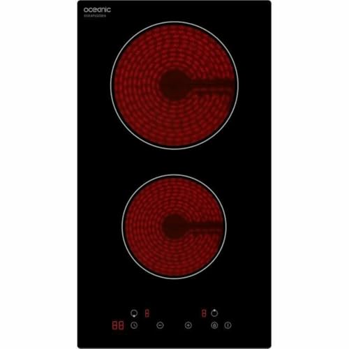 Plaque de cuisson vitrocéramique OCEANIC - 2 foyers - 2900W - commandes sensitives Plaque de cuisson vitrocéramique OCEANIC - 2 foyers - 2900W - commandes sensitives von OCEANIC