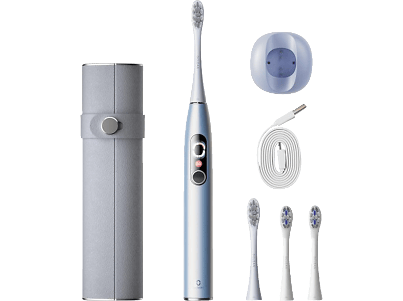 OCLEAN X Pro Digital Set Elektrische Zahnbürste Silver, Reinigungstechnologie: Schalltechnologie von OCLEAN