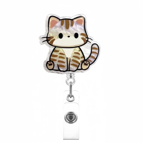 Niedliche Katzen-Ausweishalter, hübscher Arbeits-Ausweishalter, einziehbarer Clip, Krankenschwestern, CNA, Mediziner, Krankenschwester, Lehrer, Arzt, Namensschild, Buddy Niedliche Katzen-Ausweishalter, hübscher Arbeits-Ausweishalter, einziehbarer Clip, Krankenschwestern, CNA, Mediziner, Krankenschwester, Lehrer, Arzt, Namensschild, Buddy von OCOUYVD
