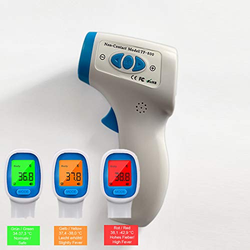 Digitales Körper Thermometer Stirnthermometer Temperatur Erwachsene Infrarot kontaktlos FT2 Digitales Körper Thermometer Stirnthermometer Temperatur Erwachsene Infrarot kontaktlos FT2 von OCS.tec