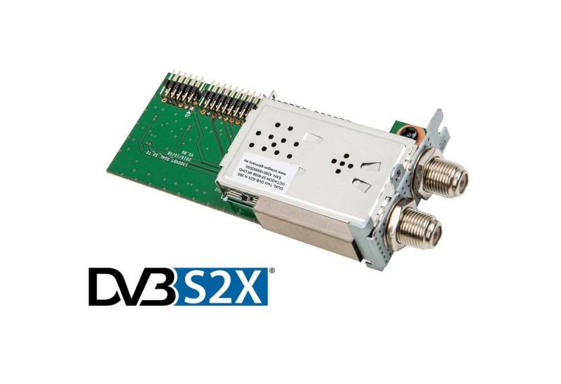 OCTAGON DUAL Twin DVB-S2X Steck Tuner für SF4008 4K UHD SAT-Receiver von OCTAGON