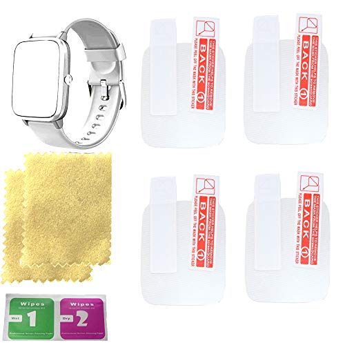 OCTelect Displayschutzfolie für Willful smart watch Displayschutzfolien mit 4 Stück in einer Packung von OCTelect