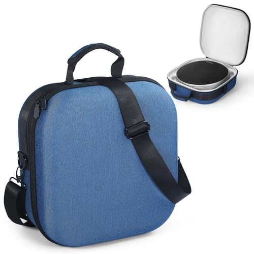 Harte Tragetasche, kompatibel mit Harman Kardon Onyx Studio 9 Heimlautsprecher, EVA-Reiseaufbewahrung, Schutztasche mit Schultergurt für tragbare Lautsprecher (Blau) von OCXLLEATLY