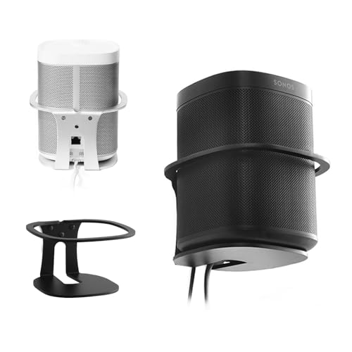 OCXLLEATLY Wandhalterung für SONOS One SL/Play:1 Smart Speaker, robuste Metall-Lautsprecherhalterung mit Schutzschienen, Heim-Audio-Zubehör, Schwarz OCXLLEATLY Wandhalterung für SONOS One SL/Play:1 Smart Speaker, robuste Metall-Lautsprecherhalterung mit Schutzschienen, Heim-Audio-Zubehör, Schwarz von OCXLLEATLY