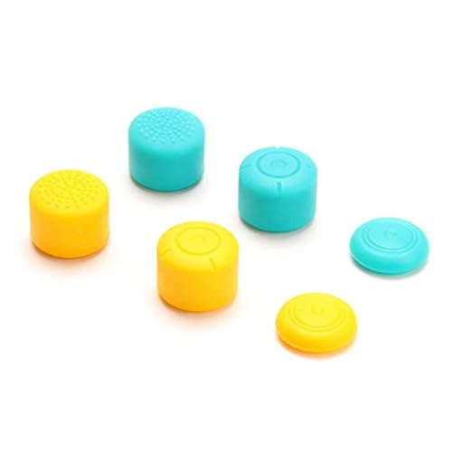 AOKADUTE Thumbstick Kappen für Nintendo Switch & Switch Lite (6 Stück, blau, Silikon) AOKADUTE Thumbstick Kappen für Nintendo Switch & Switch Lite (6 Stück, blau, Silikon) von OCity