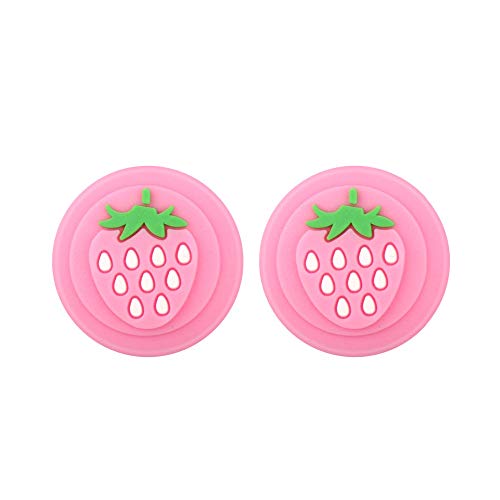 Joystick-Abdeckung für Nintendo Switch Lite Controller, buntes Erdbeermotiv, 2 Stück, Pink Joystick-Abdeckung für Nintendo Switch Lite Controller, buntes Erdbeermotiv, 2 Stück, Pink von OCity