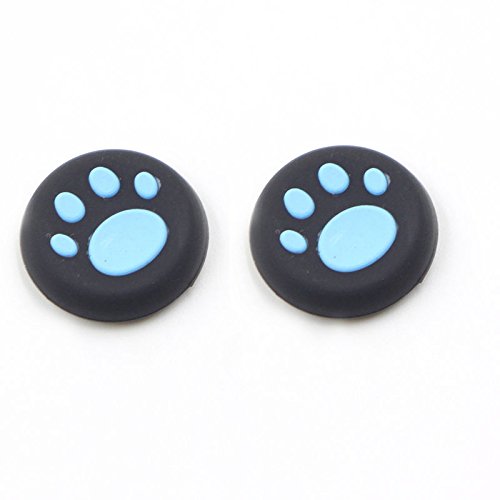 Silikon Daumen Griff Gap Cover Thumbstick Joystick für Sony PS3 PS4 PS2 Xbox One Xbox 360 Xbox One X S PS4 Pro Slim Katze Print 2 PCS Blue Silikon Daumen Griff Gap Cover Thumbstick Joystick für Sony PS3 PS4 PS2 Xbox One Xbox 360 Xbox One X S PS4 Pro Slim Katze Print 2 PCS Blue von OCity