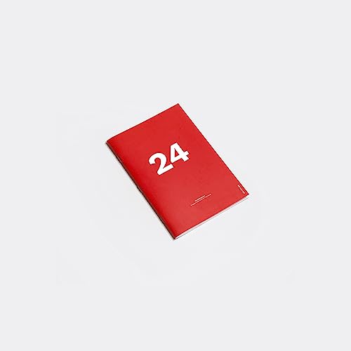 OD OCTÀGONDESIGN Mini-Monatsplaner für 2024, ähnliche Größe A6, Rot von OD OCTÀGONDESIGN