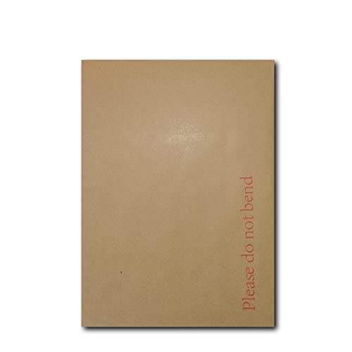 Briefumschläge, C5+ (A5+), 241 x 178 mm, mit Kartonrückseite, haftklebend, ideal für Poster und Kunstwerke, 25 Stück von ODL Packaging