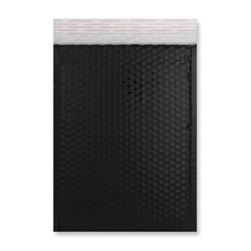 Versandtaschen, metallisch, Luftpolsterfolie, A4, C4, 324 x 230 mm, Schwarz, 10 Stück Versandtaschen, metallisch, Luftpolsterfolie, A4, C4, 324 x 230 mm, Schwarz, 10 Stück von ODL Packaging