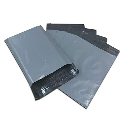 Versandtaschen aus Polyethylen, 250 x 350 mm, umweltfreundlich, außen / schwarz, 100 Stück von ODL Packaging